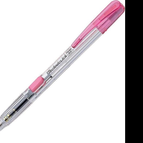 LAPICERO 0.5MM TECHNICLICK PENTEL PD105TP ROSA E12 C576